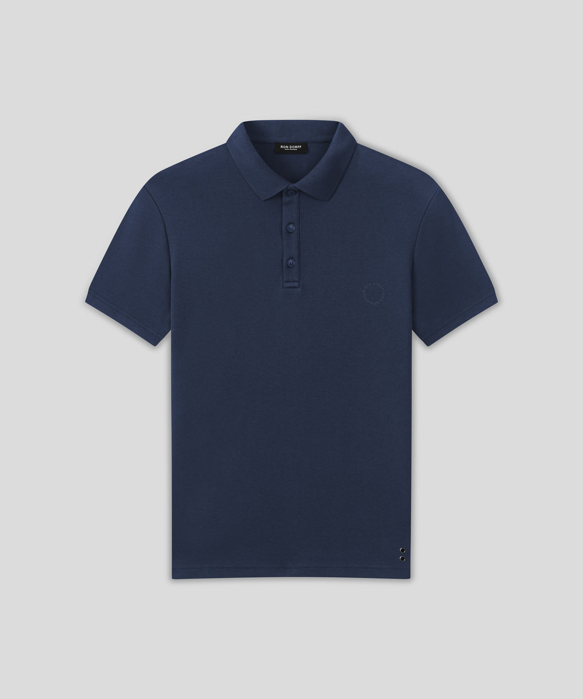 Heavy Cotton Polo: Deep Ocean