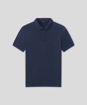 Heavy Cotton Polo: Deep Ocean