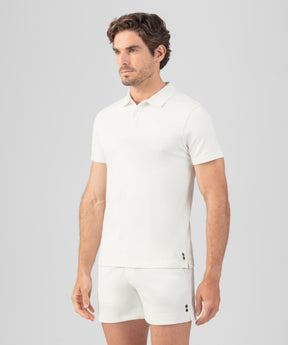 Heavy Cotton Polo: Off White