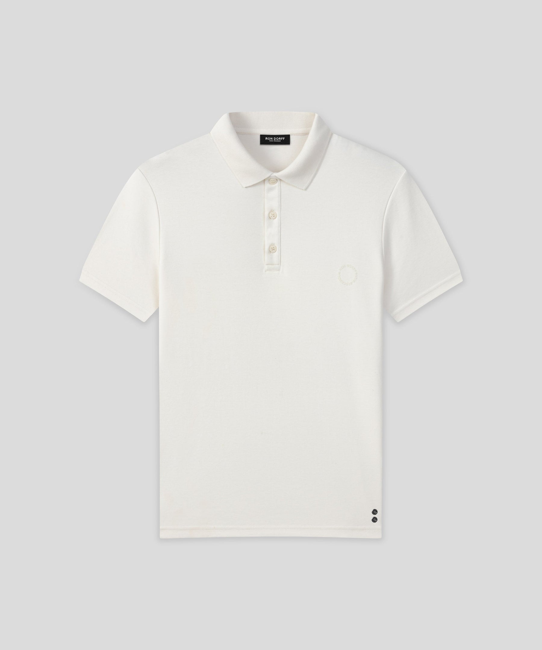 Heavy Cotton Polo: Off White