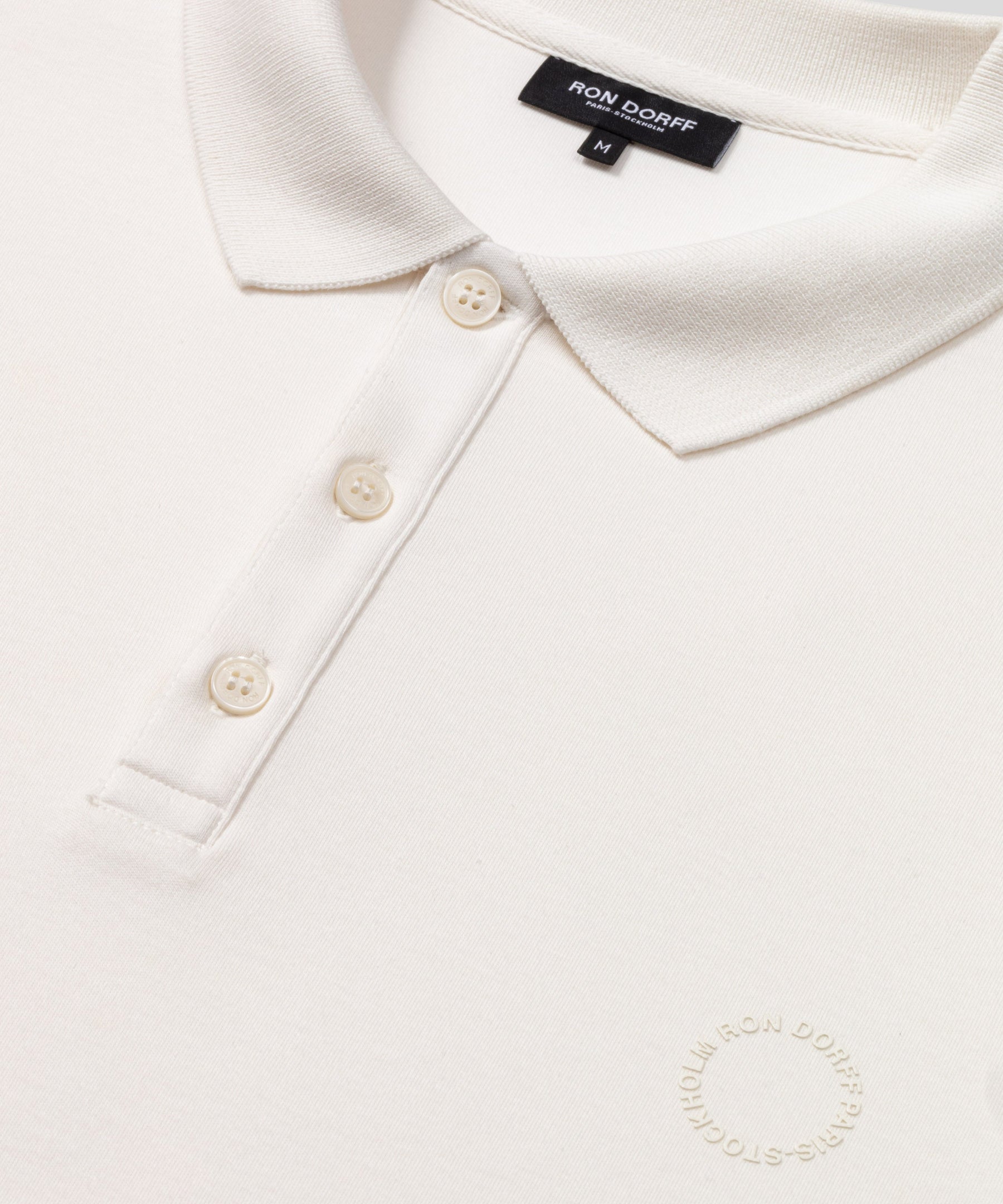 Heavy Cotton Polo: Off White