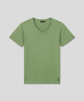 V Neck T-Shirt Eyelet Edition: Cactus