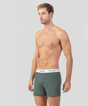 RON DORFF Pyjama Shorts: Green Shadow