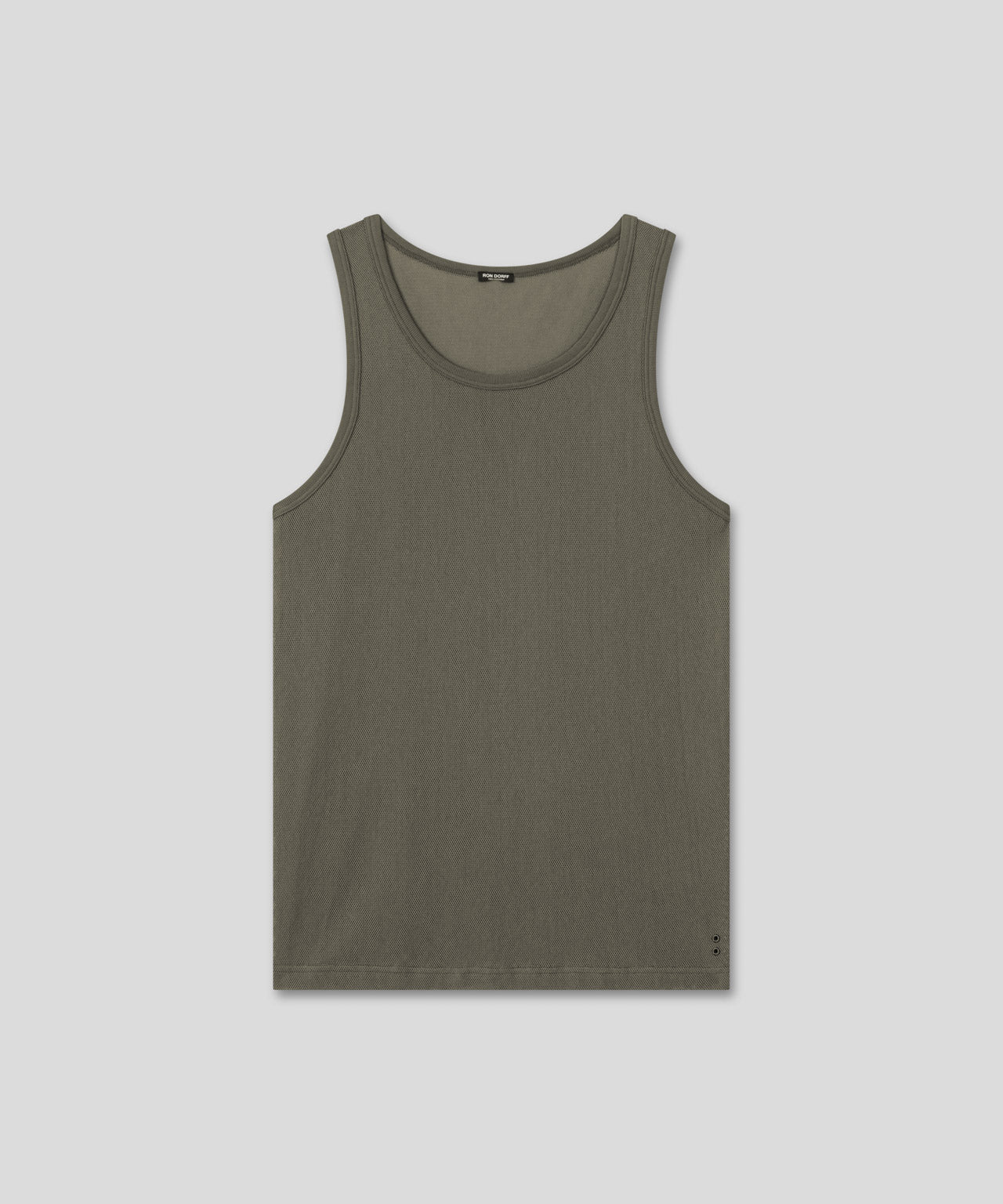 Mesh Tank Top: Military Green