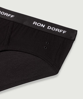 RON DORFF Y-Front Briefs "Black Edition": Black