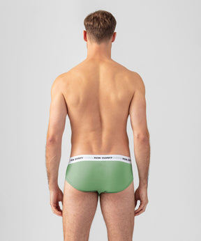 RON DORFF Y-Front Briefs: Light Cactus