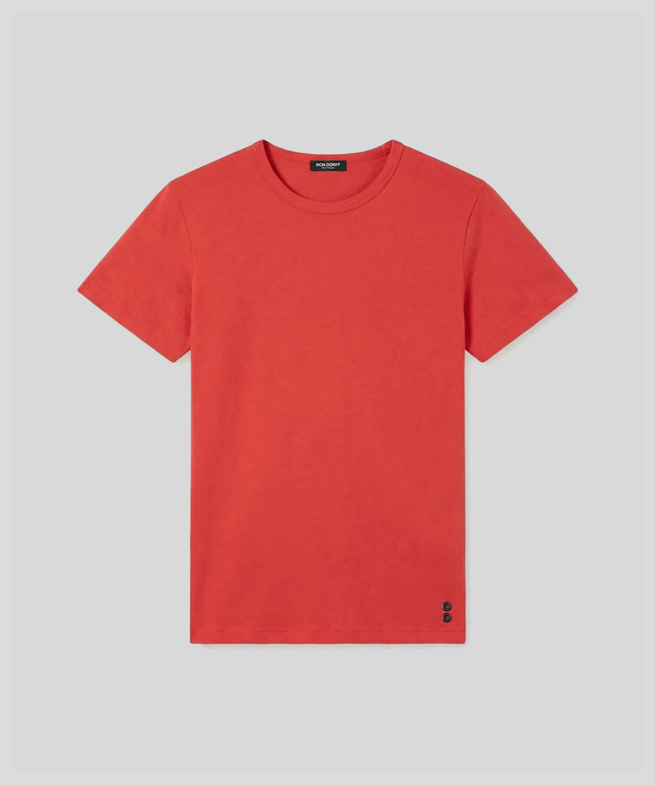 Crew Neck T-Shirt Eyelet Edition: Shocking Red