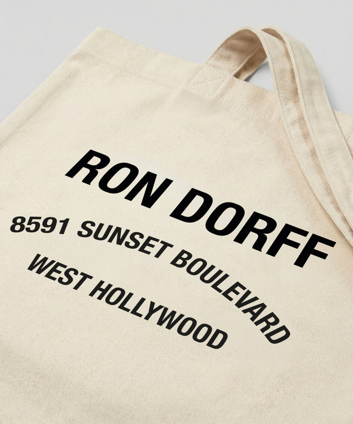 Tote Bag "SUNSET": Retro White