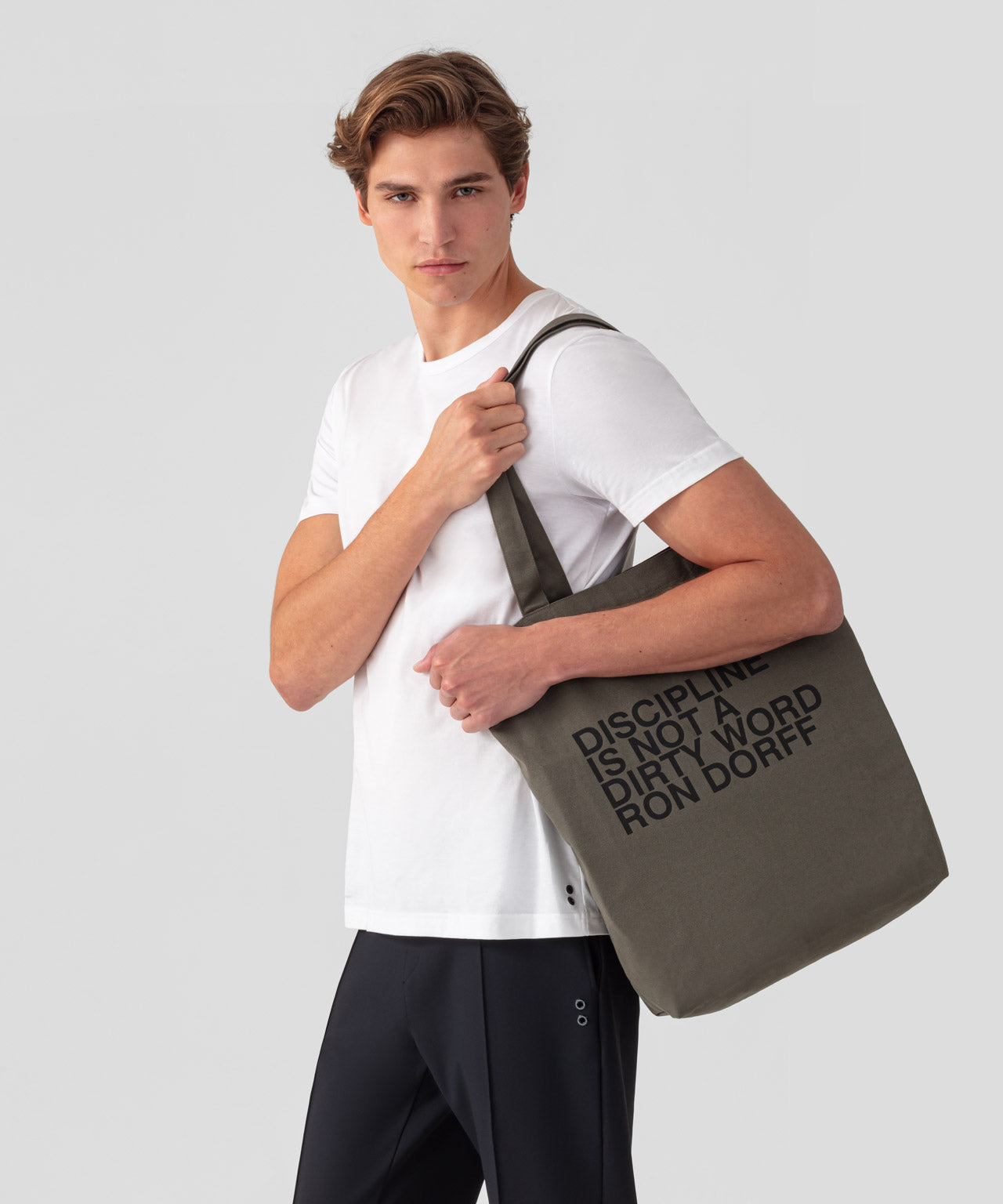 Tote Bag DISCIPLINE: Dark Khaki