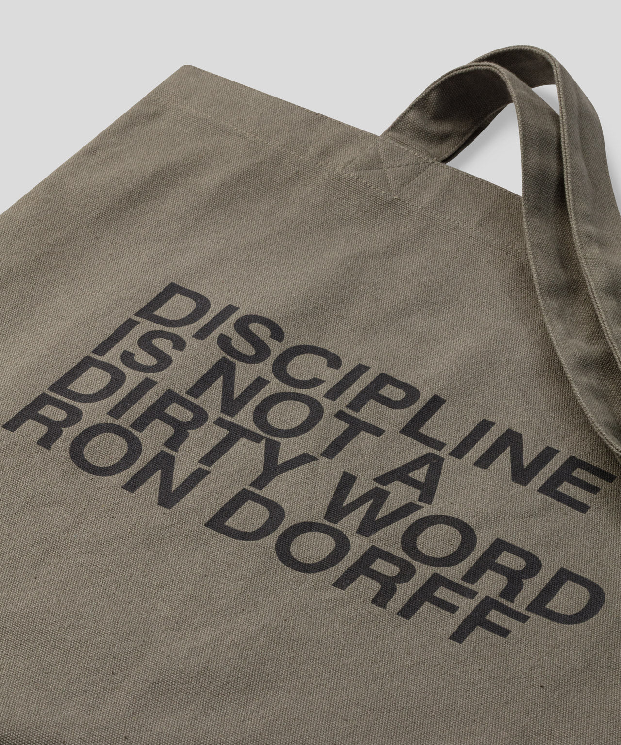 Tote Bag DISCIPLINE: Dark Khaki