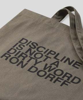 Tote Bag DISCIPLINE: Dark Khaki