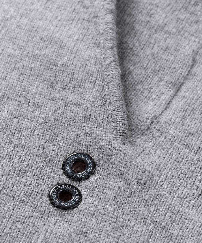 Cashmere Pants: Grey Melange