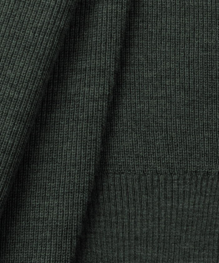 Ribbed Wool Pants: Dark Khaki
