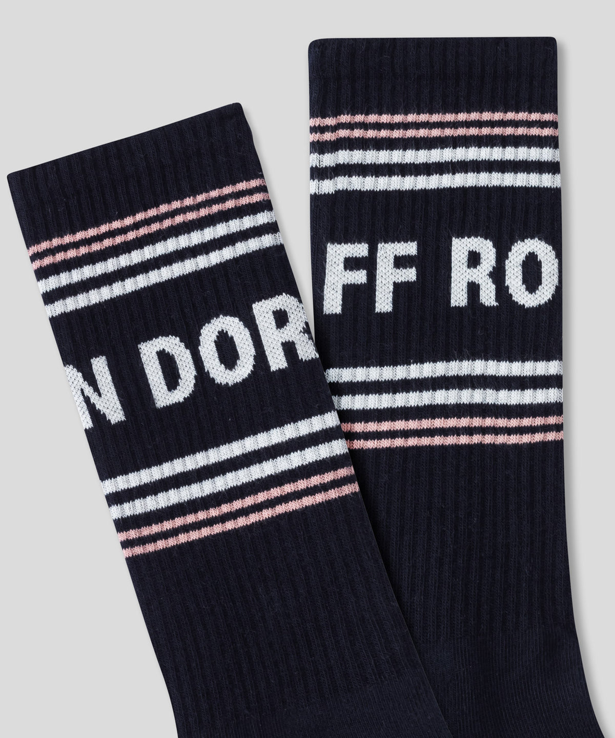Sports Socks RD w. Stripes: Navy
