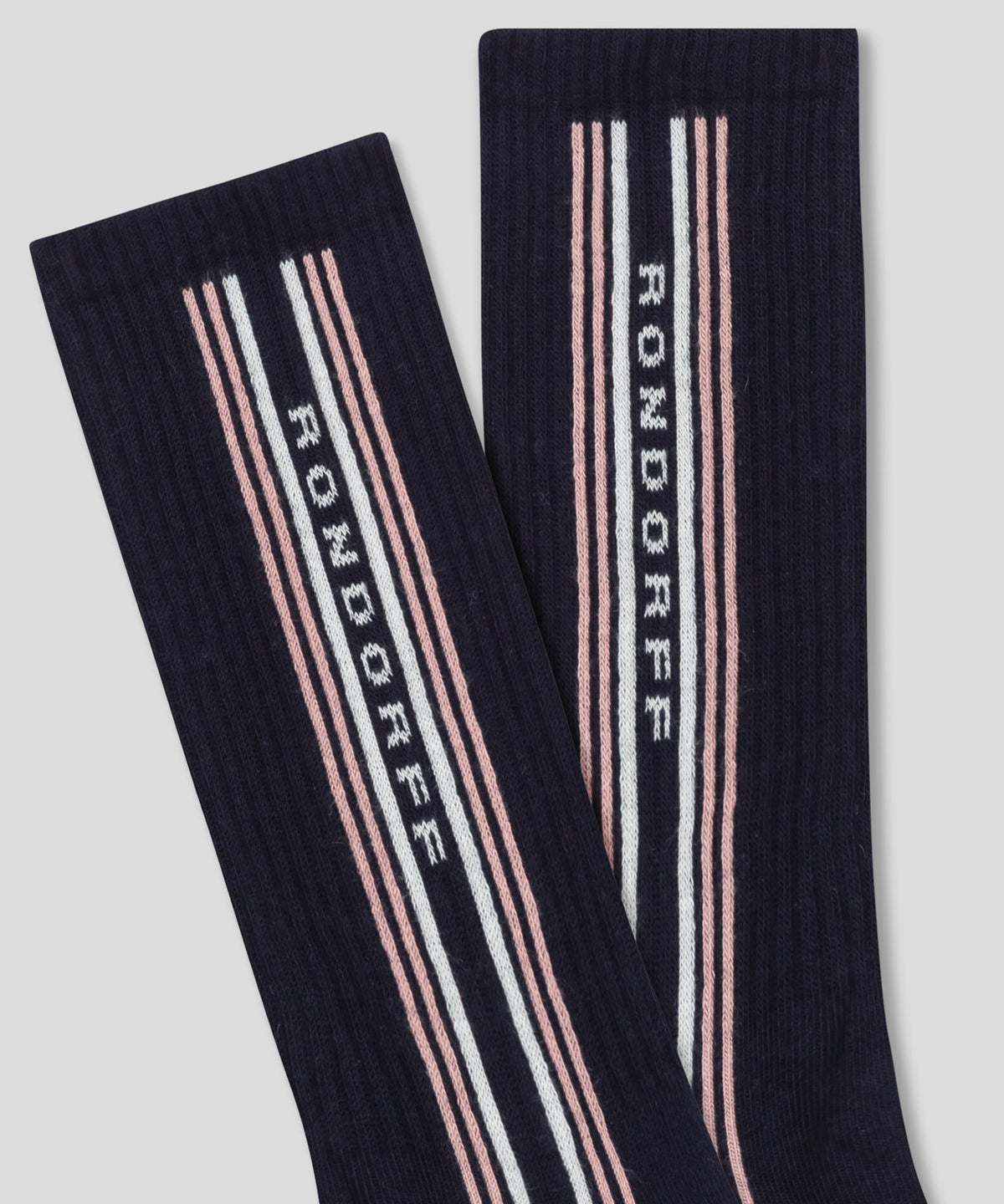 Sports Socks RD w. Side Stripes: Navy