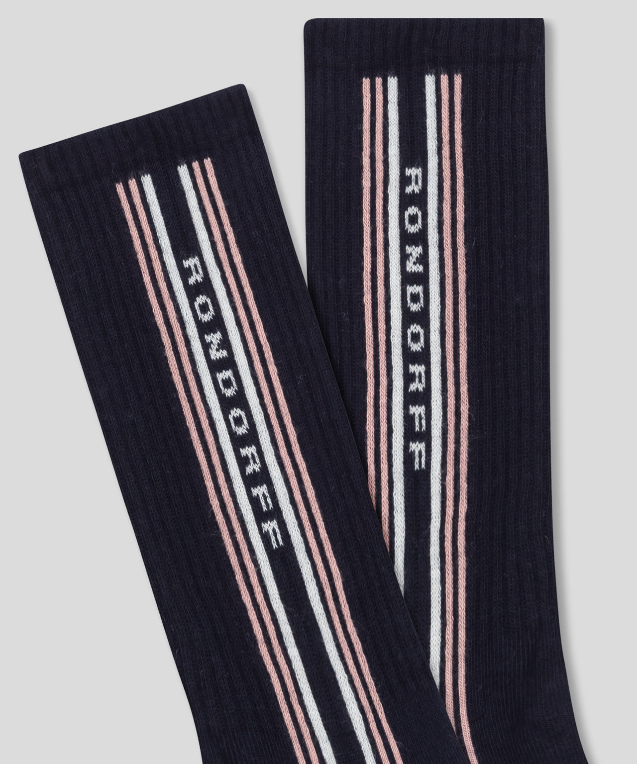 Sports Socks RD w. Side Stripes: Navy