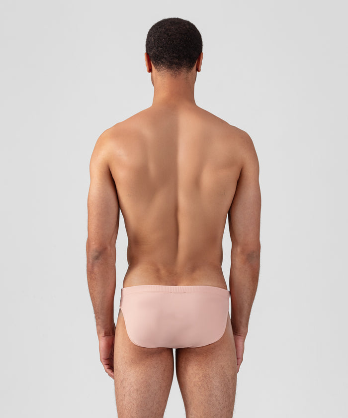 Slim Swim Briefs: Peach Nude
