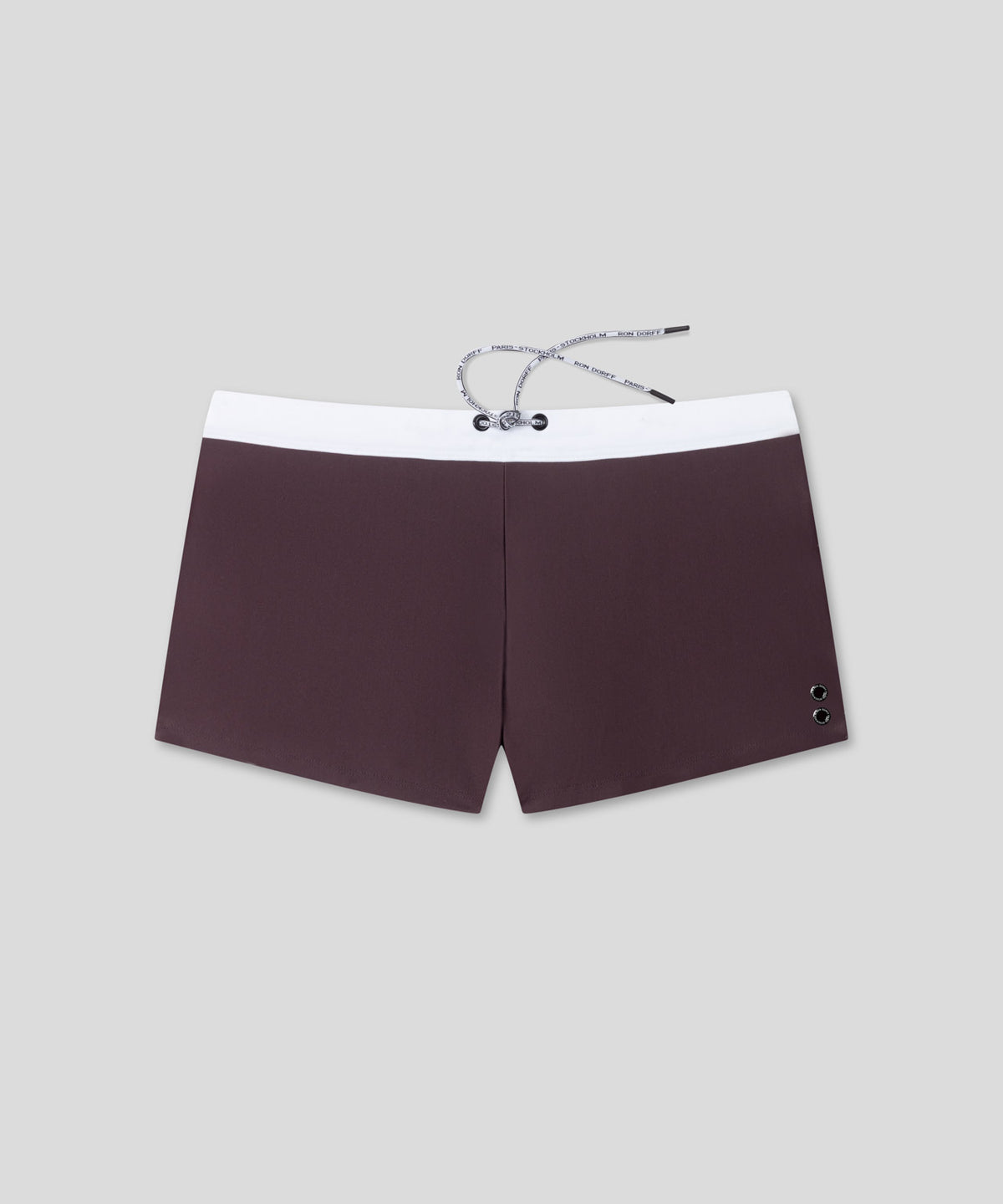 Swim Trunks w. Waistband: Espresso Nude