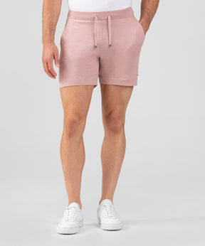 Light Cotton-Silk Shorts: Woodrose
