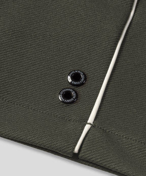 RD Tennis Shorts w. Piping: Dark Khaki
