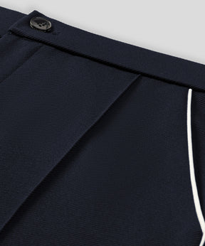 RD Tennis Shorts w. Piping: Navy