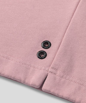 Organic Cotton Sleeveless Sweatshirt "DISCIPLINE": Woodrose