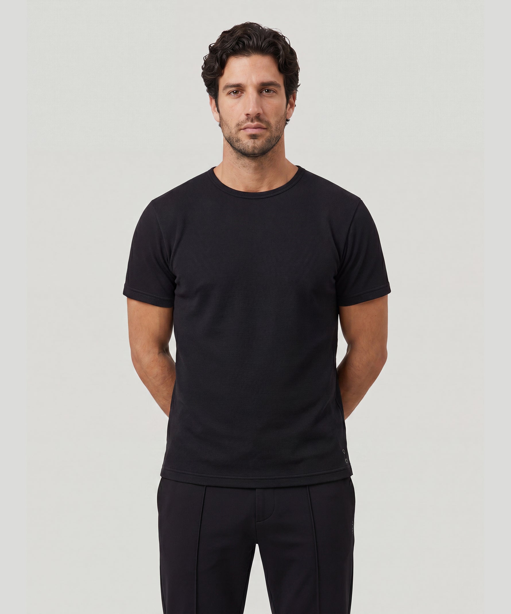 Mesh T-Shirt Eyelet Edition: Black