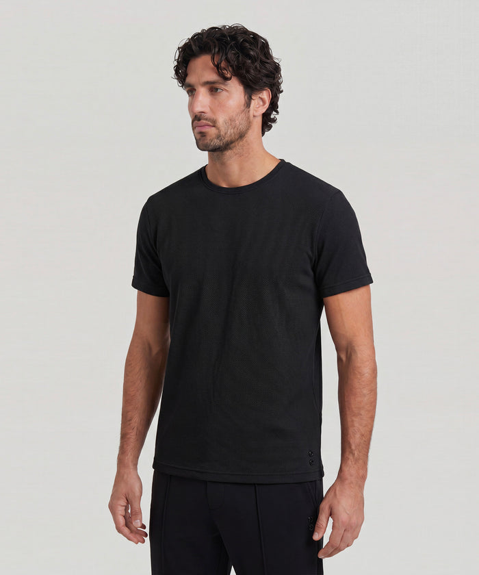 Mesh T-Shirt Eyelet Edition: Black