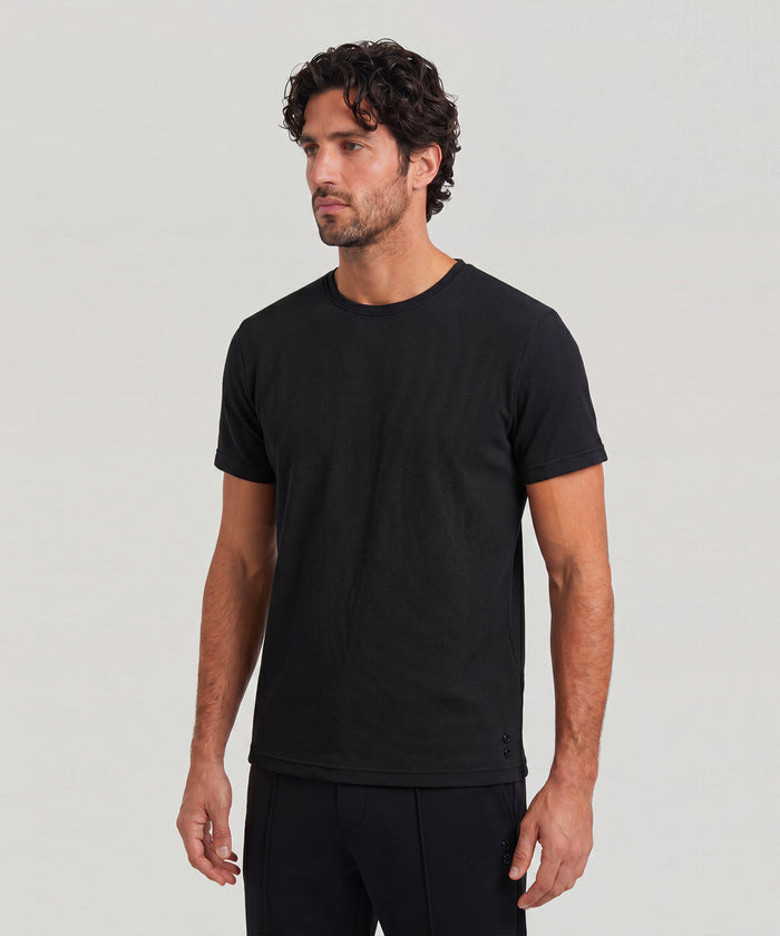 Mesh T-Shirt Eyelet Edition: Black