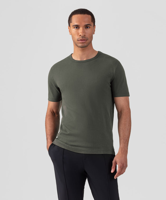 Mesh T-Shirt Eyelet Edition: Dark Khaki