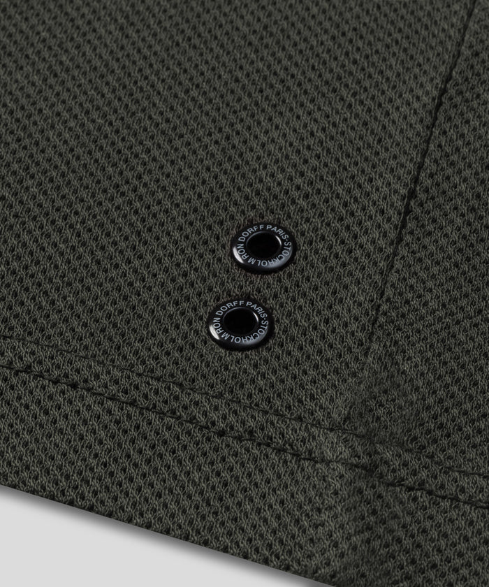 Mesh T-Shirt Eyelet Edition: Dark Khaki