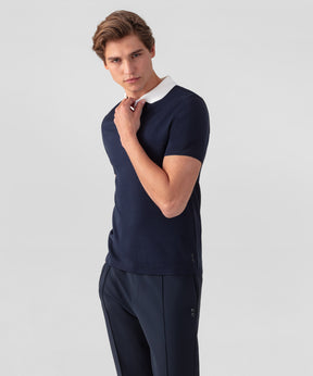 Cotton Piqué Premium Polo: Navy
