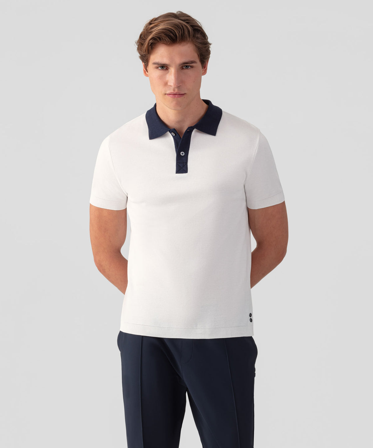Cotton Piqué Premium Polo: Off White