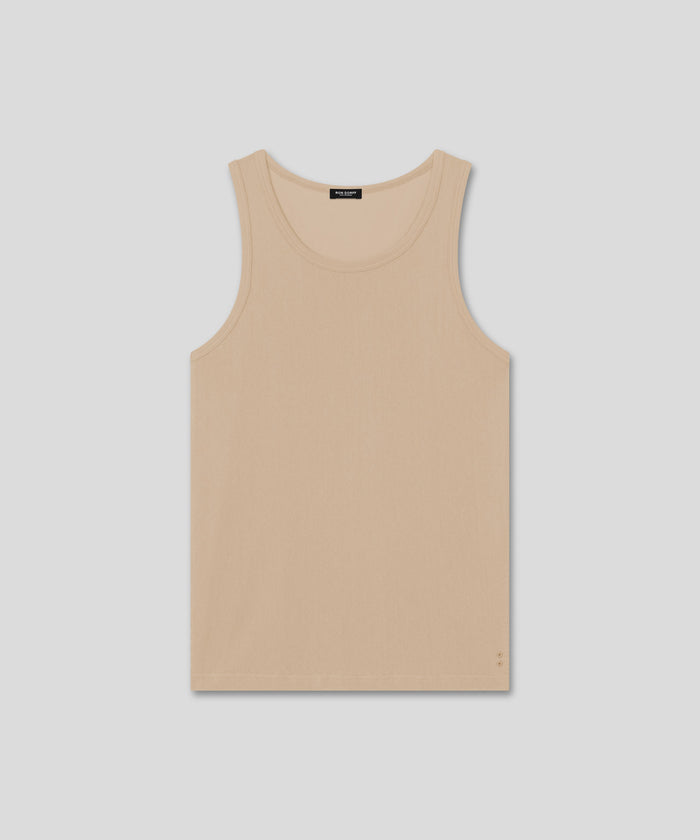 Mesh Tank Top: Nude