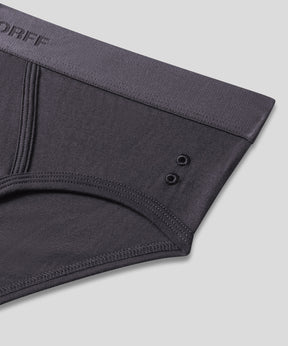 RON DORFF Y-Front Briefs: Cosmo Grey