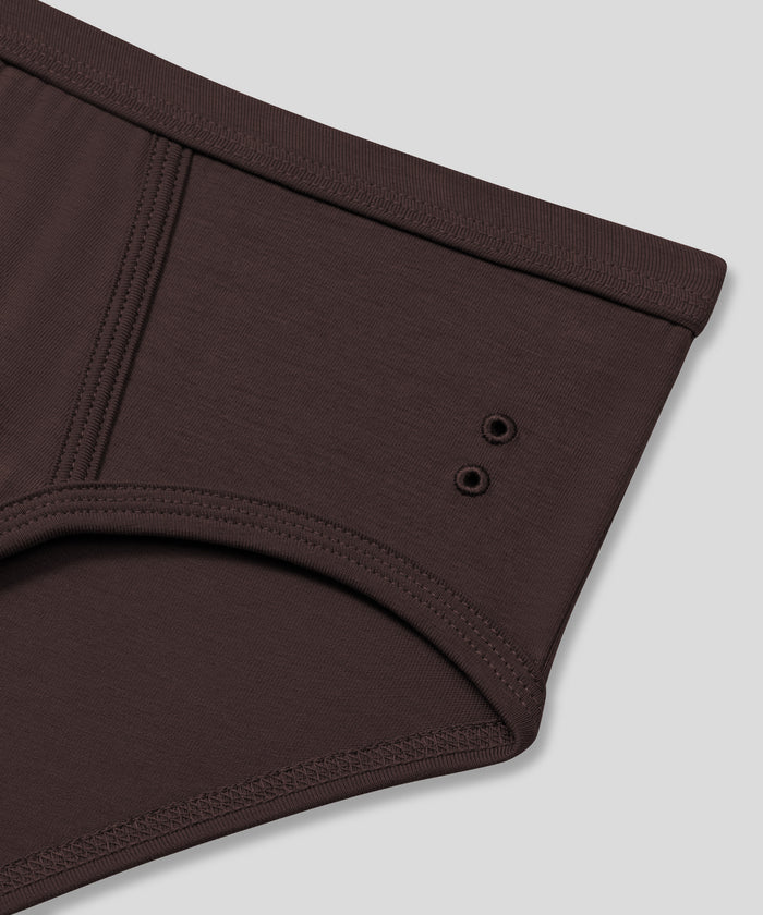 Y-Front Briefs: Espresso Nude