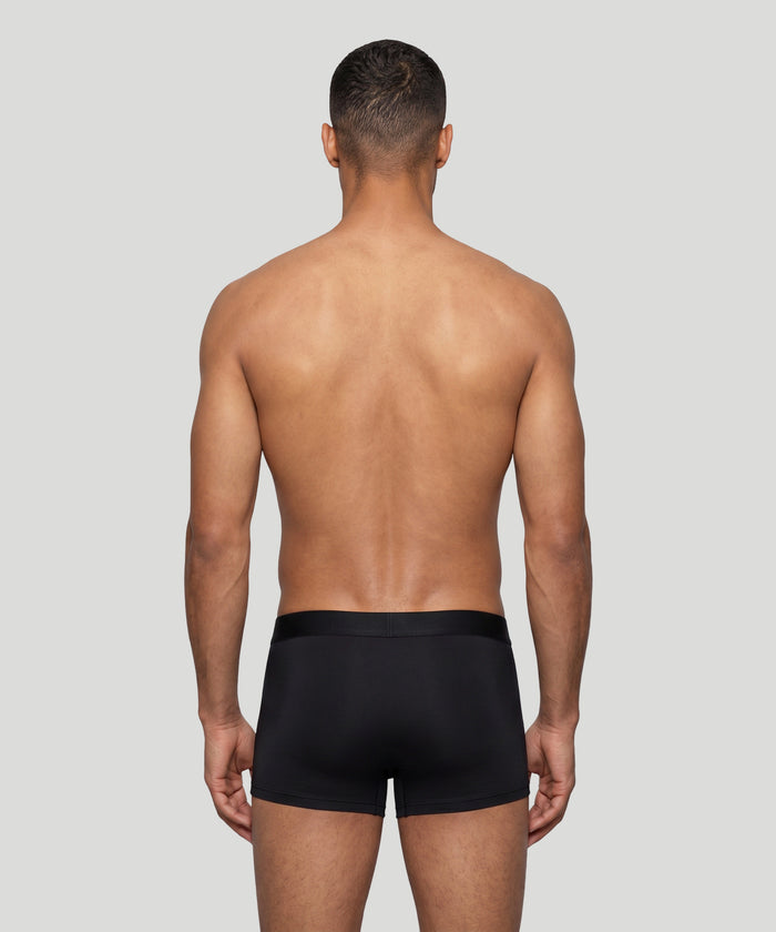 Sports Mesh Boxer Briefs: Black