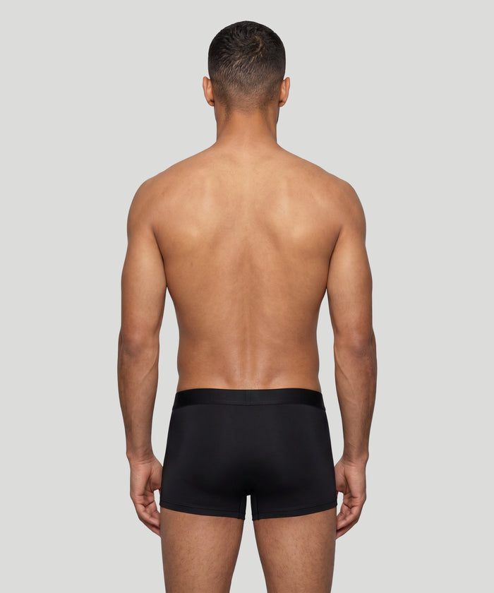 Sports Mesh Boxer Briefs: Black