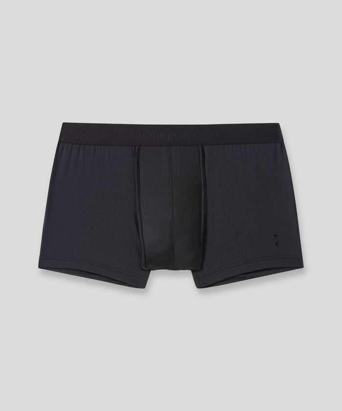 Sports Mesh Boxer Briefs: Black
