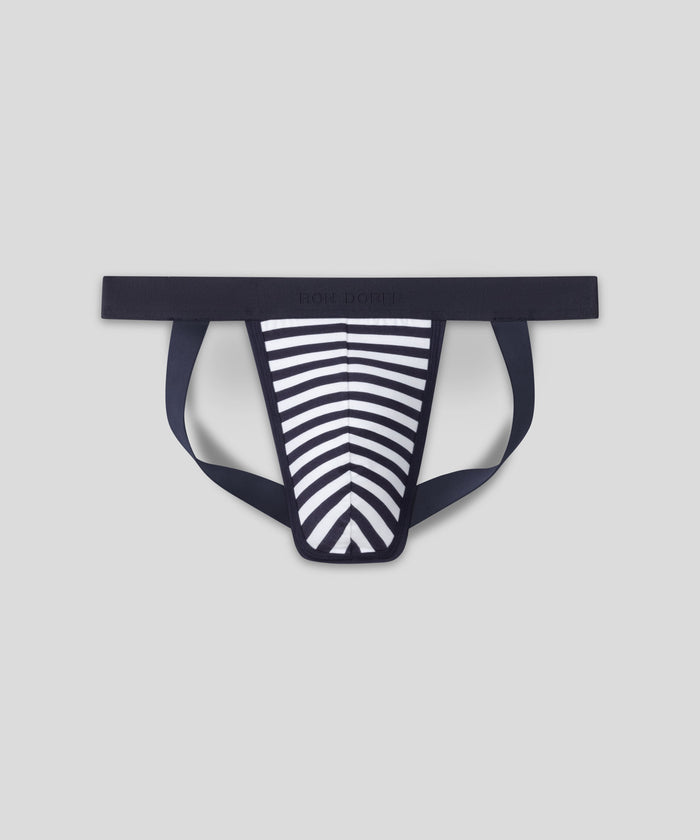 RON DORFF Jockstrap: Navy / White