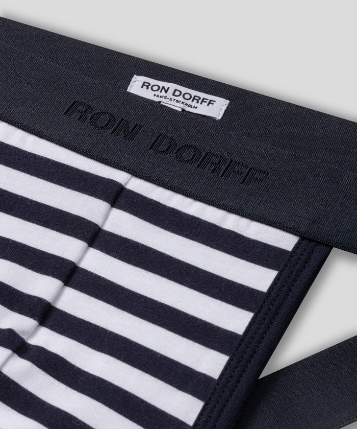 RON DORFF Jockstrap: Navy / White