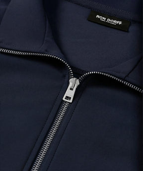 City Jacket w. Piping: Navy