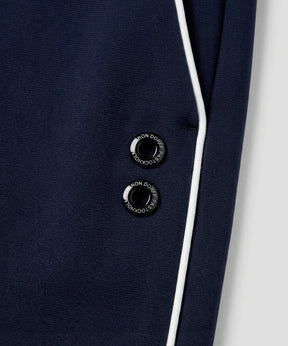 City Pants w. Piping: Navy