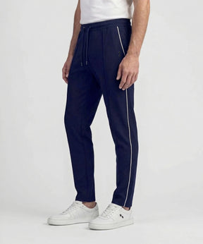 City Pants w. Piping: Navy