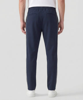 City Pants w. Piping: Navy
