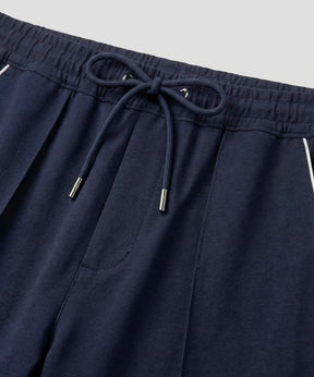City Pants w. Piping: Navy