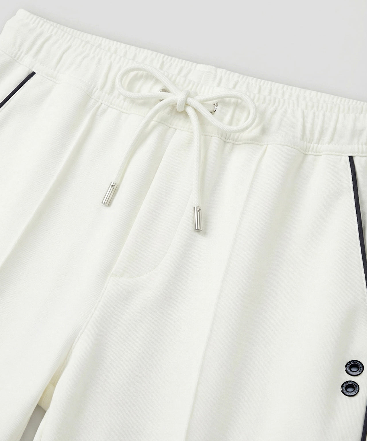 City Pants w. Piping: Off White