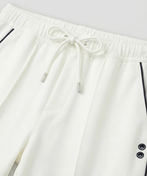 City Pants w. Piping: Off White