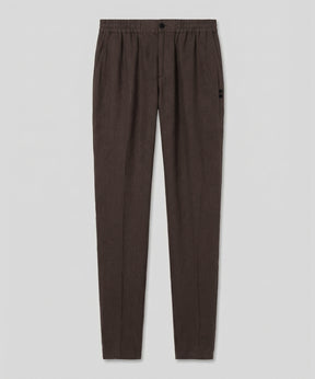Cotton Linen Pants: Espresso