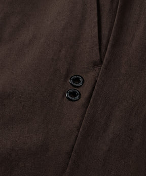 Cotton Linen Pants: Espresso